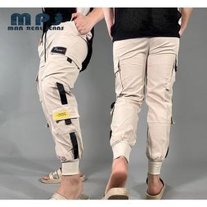 MPJ Jogger Pants for Men Outdoor 6-Pocket Mens Cargo Trousers Street Fit for Menswear Trending Cargo Pants for Men