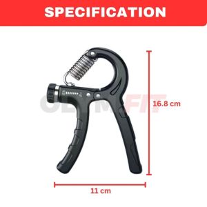 Handgrip Tangan Olahraga Otot Adjustable Handgrib Hand Grip 60kg Spring Alat Latihan Tangan