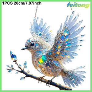 【feitong】🚕🚕【HOT SALE】 New Acrylic Bird Home Decoration Pendant Living Room Balcony Courtyard Hanging Pendant Birthday And Holiday Decoration Gifts
