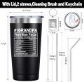 SpenMeta Grandpa Gifts - Gift for Grandpa from Grandchildren - Christmas, Birthday Present Idea for Grandpa - Grandfather Fathers Day Gift, 20oz Vacuum Insulation Grandpa Tumbler. 