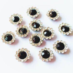 payet diamond permata cangkang kristal bunga grade A ukuran 8mm premium per lusin