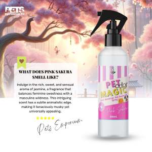 Pet Odor Magic Deodorant Spray Anti-Bacterial Deodorizing for Cats and Dogs Odor Eliminating Smells