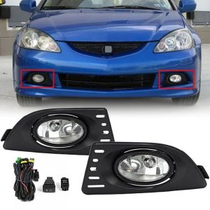 For Acura RSX DC5 2005 2006 2007 Front Bumper Fog Lights Driving Lamps With Switch+Bulbs