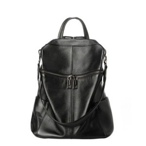 Womens Leather Bag 2026 New European and American Genuine Leather Backpack Large Capacity School Bag College Style Backpack European and American Vintage Bag