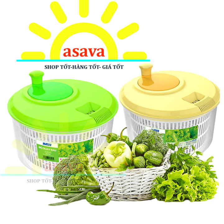 Rổ Quay Rau Sống Matsu Nhựa Duy Tân Loại Lớn/ Nhỏ- Gọn, Đẹp, Dễ Sử Dụng ...