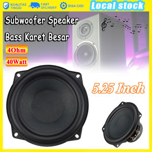 1 PC HiFi Subwoofer Bass Karet Besar 5.25 Inch 40W 4Ohm Bass Mantap Magnet Besar Mobil Car Speaker Aktif