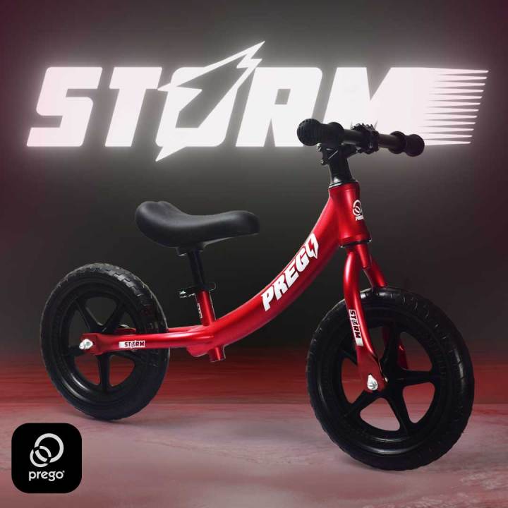 Prego STORM Balance Bike Full Aluminium Alloy Frame 12 inch Push