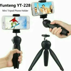 Tripod Tongsis BLACK EDITION 3120 Tinggi 1METER-Tripod HP dan Kamera Universal Free Holder U+Tas