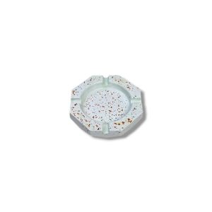 Asbak Model Heksagon Motif Teraso Lebar 10 cm Tinggi 2 cm Bahan Gypsum - Souvenir/ Dekorasi atau Hiasan Rumah Lucu