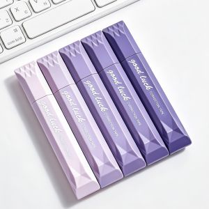JACAUY 5pcs/set Pen-Shape Correction Tape Invisible Original Paper Color Silent Coating Tape Smooth Gradient Color Student Alteration Tape Gift