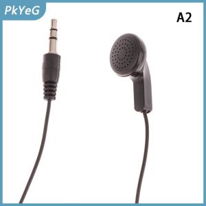 PkYeG 1PC tai nghe 3.5mm cắm duy nhất bên tai nghe Tai nghe Tai nghe kênh kép cho Máy Tính Xách Tay PC Tai nghe