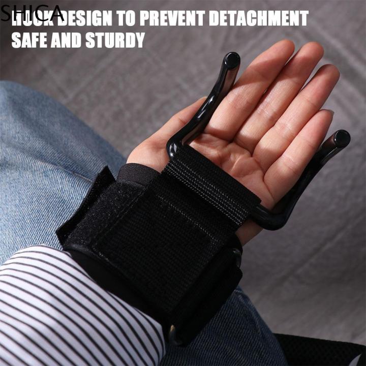 SHICA 1 pair Có thể điều chỉnh Móc nâng tạ Chống trượt Kéo lên Dây đeo ...