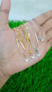 KALUNG PERAK ASLI SILVER 925 LAPIS EMAS/KALUNG ANAK RANTAI ITALI KACA+LIONTIN MICKEY MOUSE MP/ASLI SILVER/FASHION WANITA