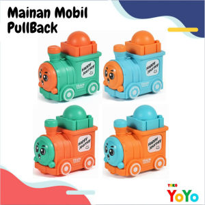 TokoYoyo Mainan Mobil Mobilan Anak Edukasi Bayi PullBack Bentuk Truk Dapat Diisi Barang Tanpa Baterai