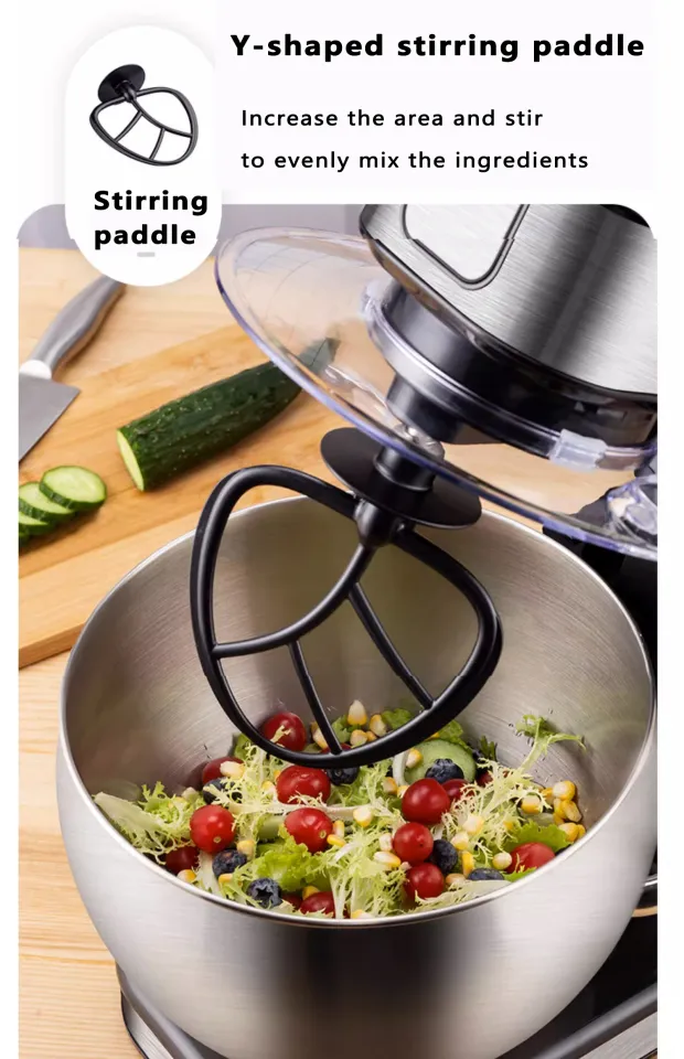 7L Vertical Mixer 1000W Household Food Mixer Stainless Steel Low Noise Egg  Beater Multifunctional Facial Mixer