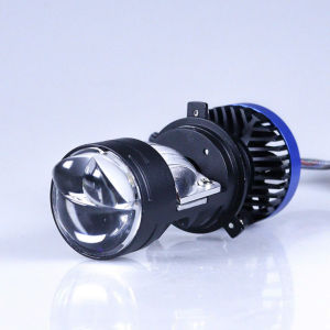 Đèn Pha Bi Led T2 Laser MA Racing bản mới 2024 80W có trợ pha laser tâm vàng sáng mạnh