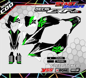 DECAL PREMIUM HONDA CRF 150 L FULL BODY / DECAL FULL BODY HONDA CRF 150 L SUPER GLOSSY