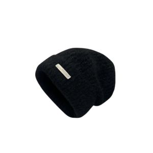 THANKSKY Tất cả phù hợp Mũ len đan Phong cách Hàn Quốc Màu sắc đồng nhất Mũ len không vành Tính cách Ấm áp Mũ len nhung Mùa đông mùa thu