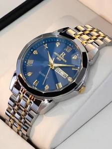 Rui Zhi Yuan TikTok Bestseller Watch All-Black Fashionable Mens Business Watch Waterproof Luminous with Calendar Quartz Watch