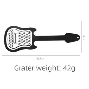 FFBH Stainless Steel Food Graters Original Funny Creativie Guitar Vegetable Graters Household Multifunctional Kitchens Utensils B8T9H