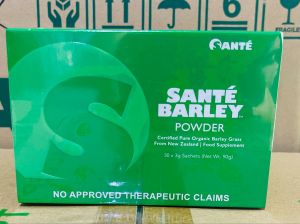 1box sante barley juice 30sachet with stevia