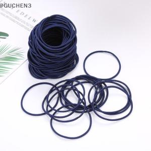 GUCHEN3🦋 100pcs phụ nữ Cô Gái Tóc ban nhạc cao su tóc Tie dây thừng đàn hồi hairband ponytail chủ sở hữu headbands scrunchies
