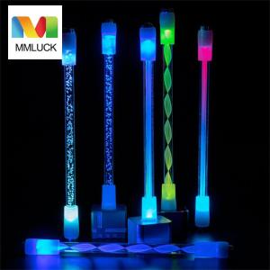 MMLUCK Bút quay nghệ thuật có đèn led acrylic giảm căng thẳng phun nước độc đáo- INTL