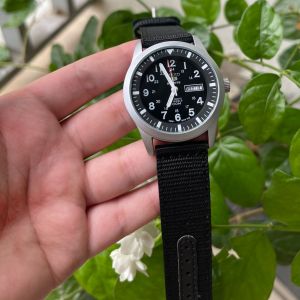 ĐỒNG HỒ NAM SEIKO 5 DÂY DÙ MÁY CƠ NHẬT