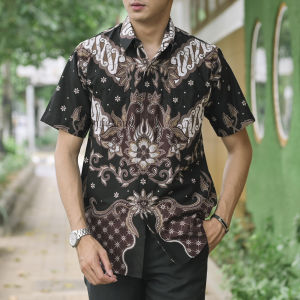 Jayabaya Batik Kahuripan Kemeja Batik Pria Lengan Panjang