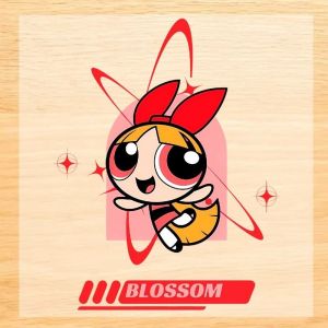 GEN302 The Powerpuff Girls Crystal Adhesive UV Transfer Stickers Fashion DIY Label Stickers Cartoon Washable Stickers