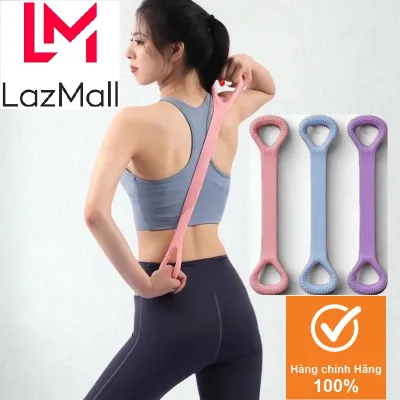 LazMall Super Gym Dụng Cụ Tập Thể Dục Dây Tập Yoga Entesi Dây Kháng Lực Số 8 Silicon Đa Năng - Tập Gym Yoga Mở Vai Lưng Tay Mông Chân Tại Nhà Siêu Bền