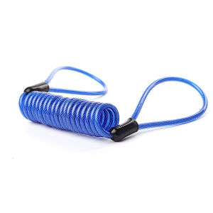 Bicycle Scooter Reminder Cable Spring Reminder Rope Anti-Theft Cable Helmet Protection Alarm Locks