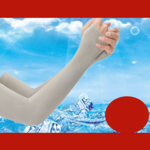 [Physical Sun Protection] Sunscreen Ice Sleeves Anti-Ultraviolet Outdoor Cycling Ice Silk Sunscreen Sleeves Summer Seamless Breathable Invisible Ice Silk Sleeves隐形防晒无痕冰袖