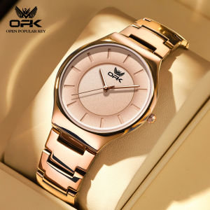 OPK Watch For Mens Waterproof Original 2025 New Stainless Steel Strap Fashion Casual Business With Gift Box Mens Watch