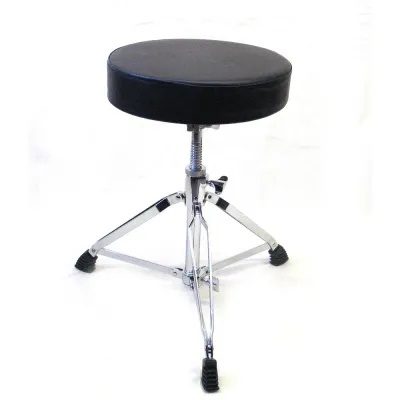 Heavy Duty Mavies Drum Throne suitable for any ages Adjustable Chrome Padded Stool Piano Drum
