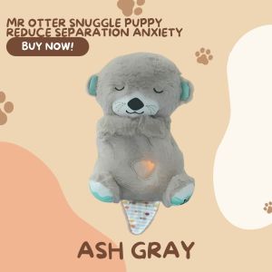 ✅[SG] Mr Calming Otter Heartbeat - Reduce Dog Separation Anxiety ★ FREE Separation Anxiety Training eGuide Worth $7 ★
