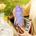 PASHLINC  400ml children's insulated cup ceramic inner liner ，BPA free,Long duration of keeping hot and cold as a  Christmas gift. 