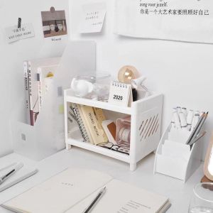 2 Layers Simple Folding Desktop Storage Rack Shelf Table Organizer Cosmetic Jewelry Bathroom Rack