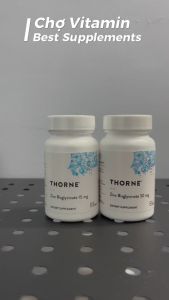 Thực Phẩm Bảo Vệ Sức Khoẻ Thorne Zinc Bisglycinate - Viên Uống Bổ Sung Kẽm Hỗ Trợ Tăng Sức Đề Kháng - 👉 Cải thiện sức khỏe da: Kẽm giúp duy trì làn da khỏe mạnh hỗ trợ quá trình tái tạo tế bào da và các vấn đề về da.