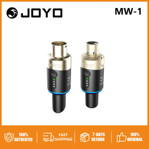 JOYO MW-1 5.8GHz Wireless Microphone System 4 Channels Plug On XLR Mic Adapter Wireless Dynamic Microphone Transmitter Receiver MW 1