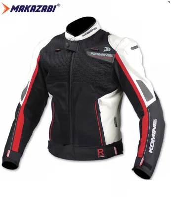 JK092 Motorcycle jacket Summer mesh breathable racing jacket Mens motorcycle protection jacket