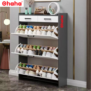 [ Freeship HCM]  [Kèm clip thực tế] Tủ giày thông minh siêu mỏng cao cấp Ohaha - TGCC026