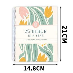 Flowral Printed Notebook In A Year Planner Notebook -52 Weeks Planner Notebook for Girls Festival Gift