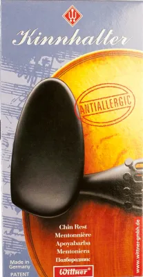 Wittner Hypoallergenic Composite Violin Chin Rest (Side)