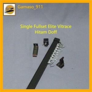 Rell ELITE Batang Gorden 4 meter Single FullSet Kotak Vitrace Rollet Tirai Pintu Jendela Kamar