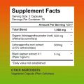 Ashwagandha 1000mg Capsules for Relieve Stress & Anxiety Focus Restore Normal Energy Levels. 