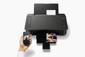 Canon PIXMA TS307 Printer Inkjet Wireless Bluetooth dengan Kopi Ganda untuk Smartphone