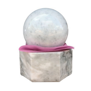 หินหมุนน้ำพุ 12ซม. พร้อมปั๊มน้ำ หินกลิ้ง น้ำพุ ฮวงจุ้ย มงคล สินค้ารับประกันคุณภาพ