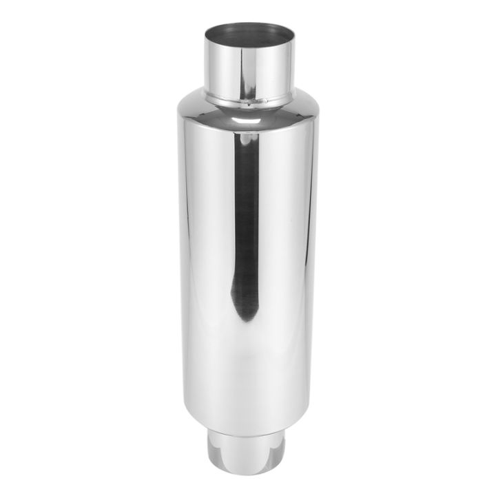 Car Exhaust Muffler 2.5 Inch Inlet Stainless Steel Universal Resonator