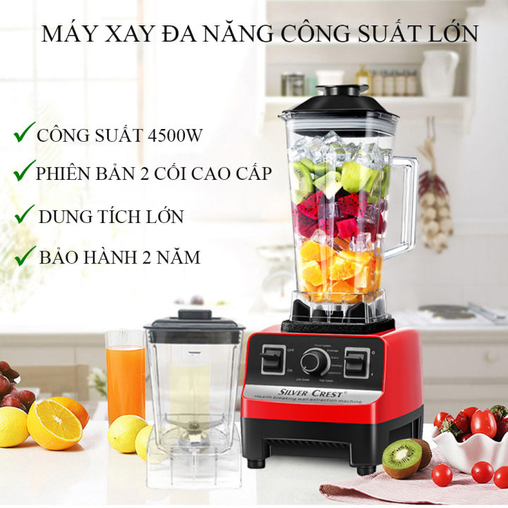 Máy xay sinh tố công nghiệp đa năng công suất lớn 5000W, dòng máy xay ...